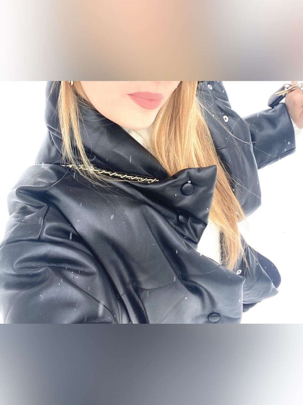 Truth by Republic Black Leather Puffer Jacket
XS, oversized unisex, NWT so soft